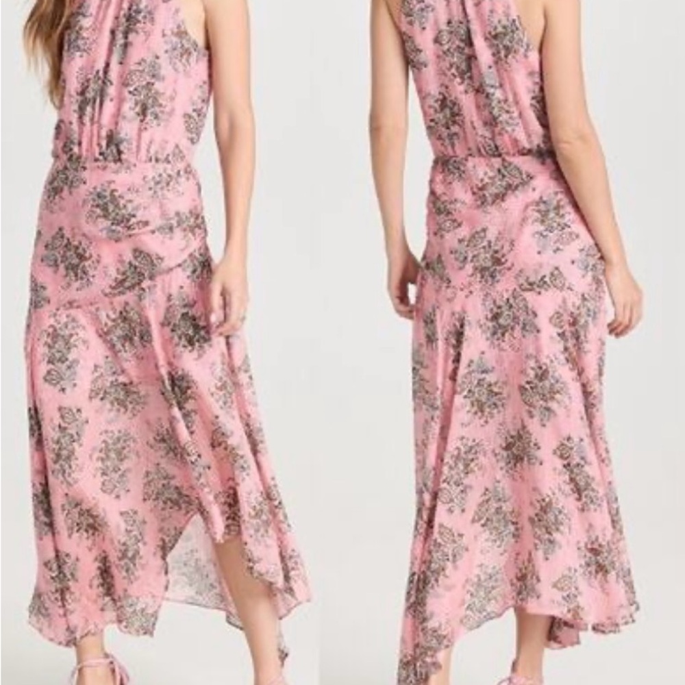 Veronica Beard silk Leia floral midi dress size 6